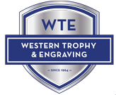 Western Trophy and engraving